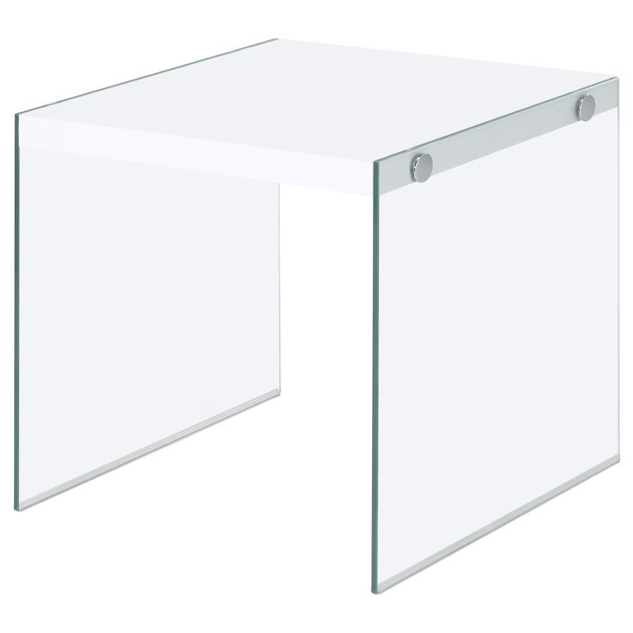Opal - Rectangular Glass Frame Table Coaster Fine Furniture