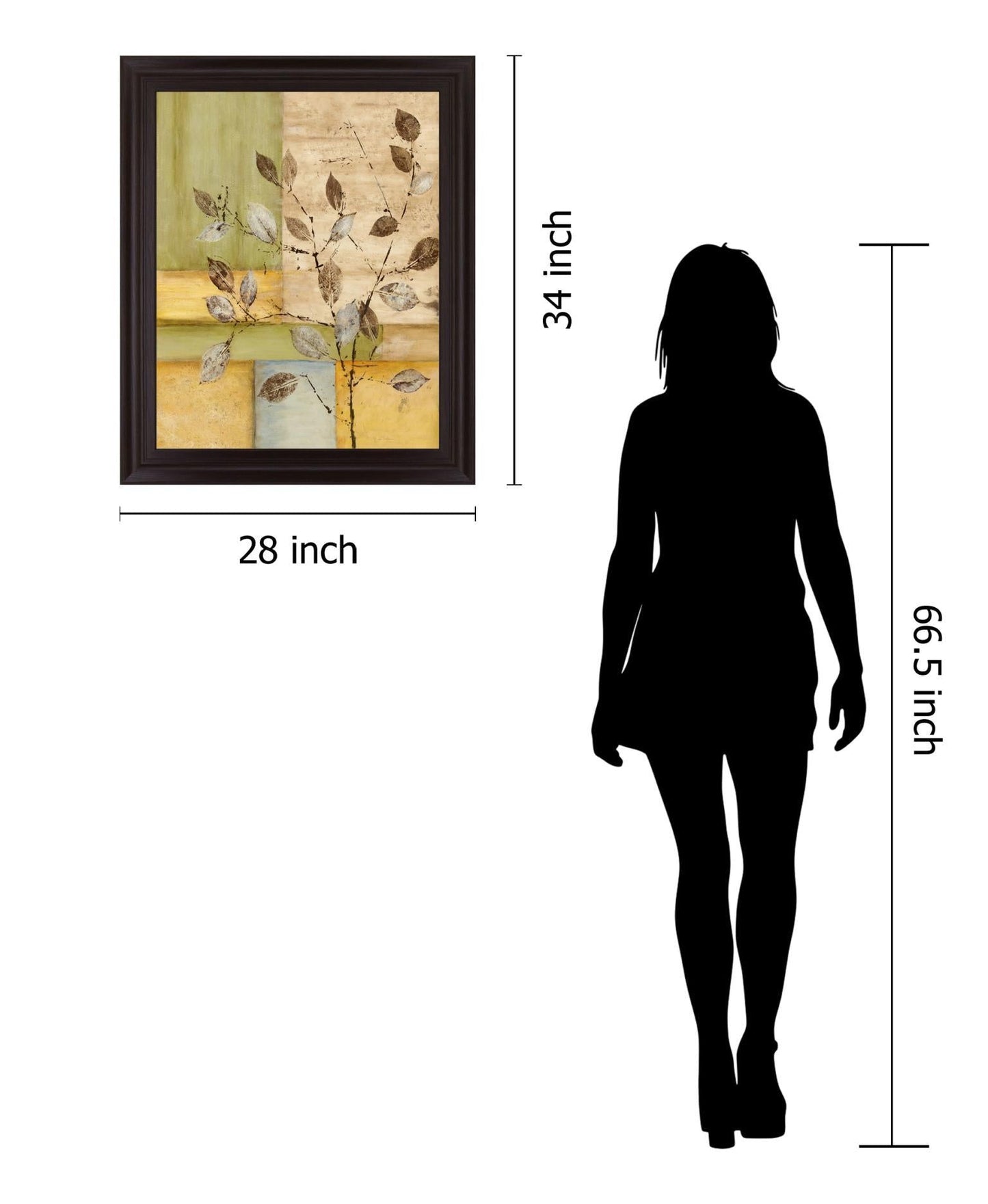Botanical Harmony - 28" x 34" Framed Wall Art Classy Art