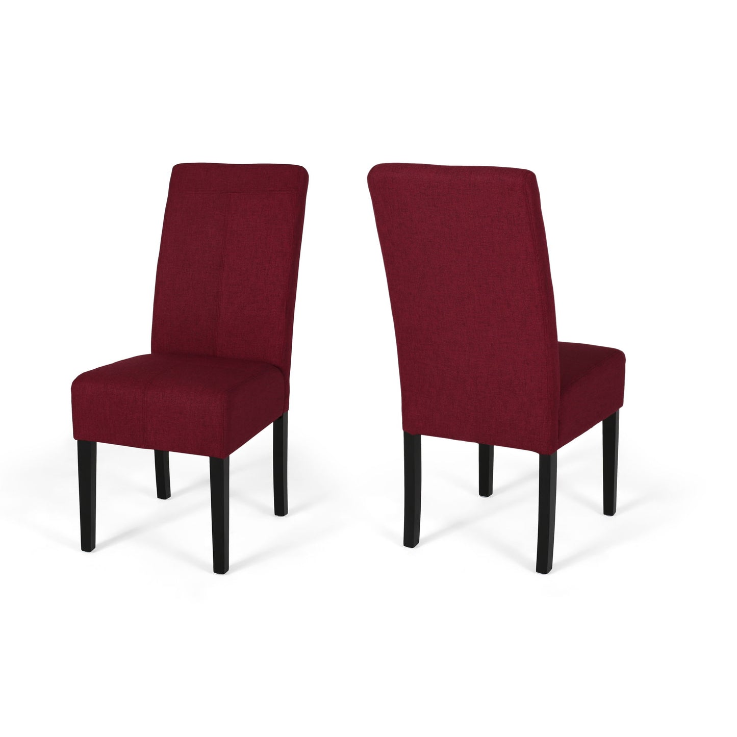 Pertica - Dining Upholstered Armless Chairs (Set of 2) Noble House