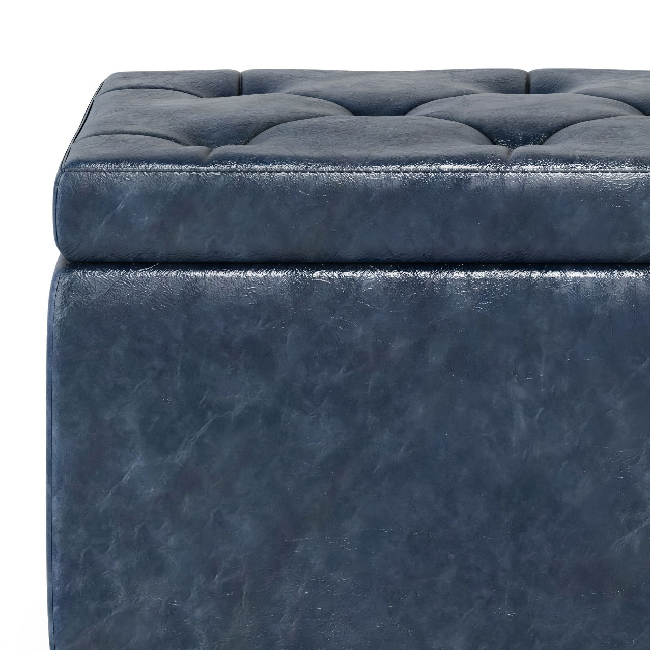 Hamilton - Upholstered Storage Ottoman Simpli-Home
