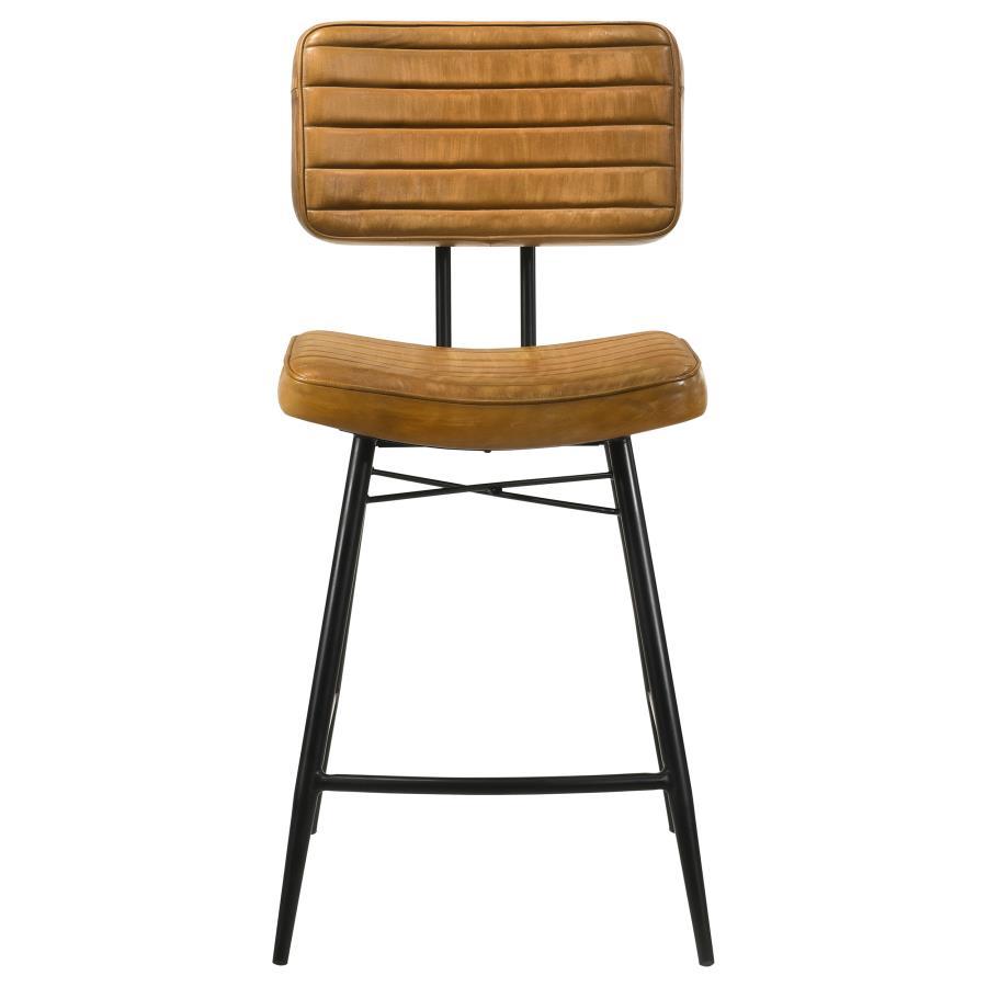 Partridge - Leather Counter Chair (Set of 2) CoasterElevations
