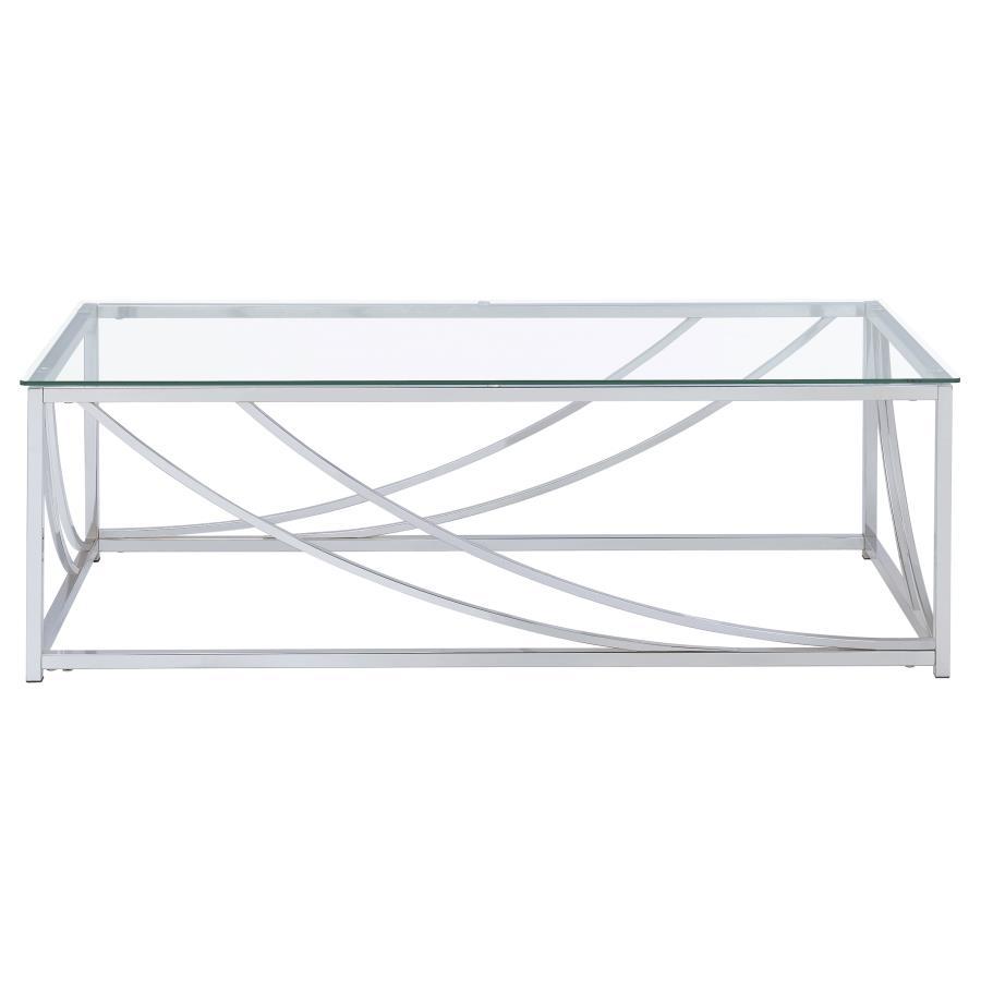 Lille - Glass Top Entryway Sofa Console Table Accents CoasterEssence