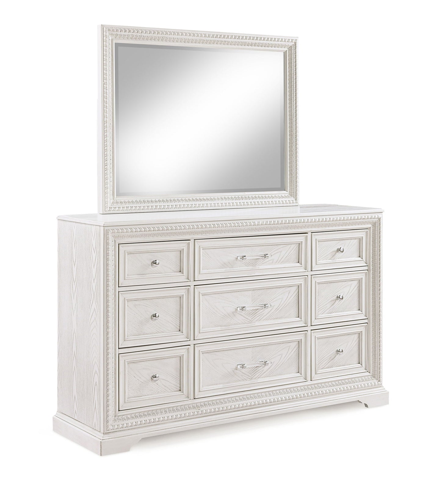 Alexandria - Bedroom Dresser - White Crown Mark