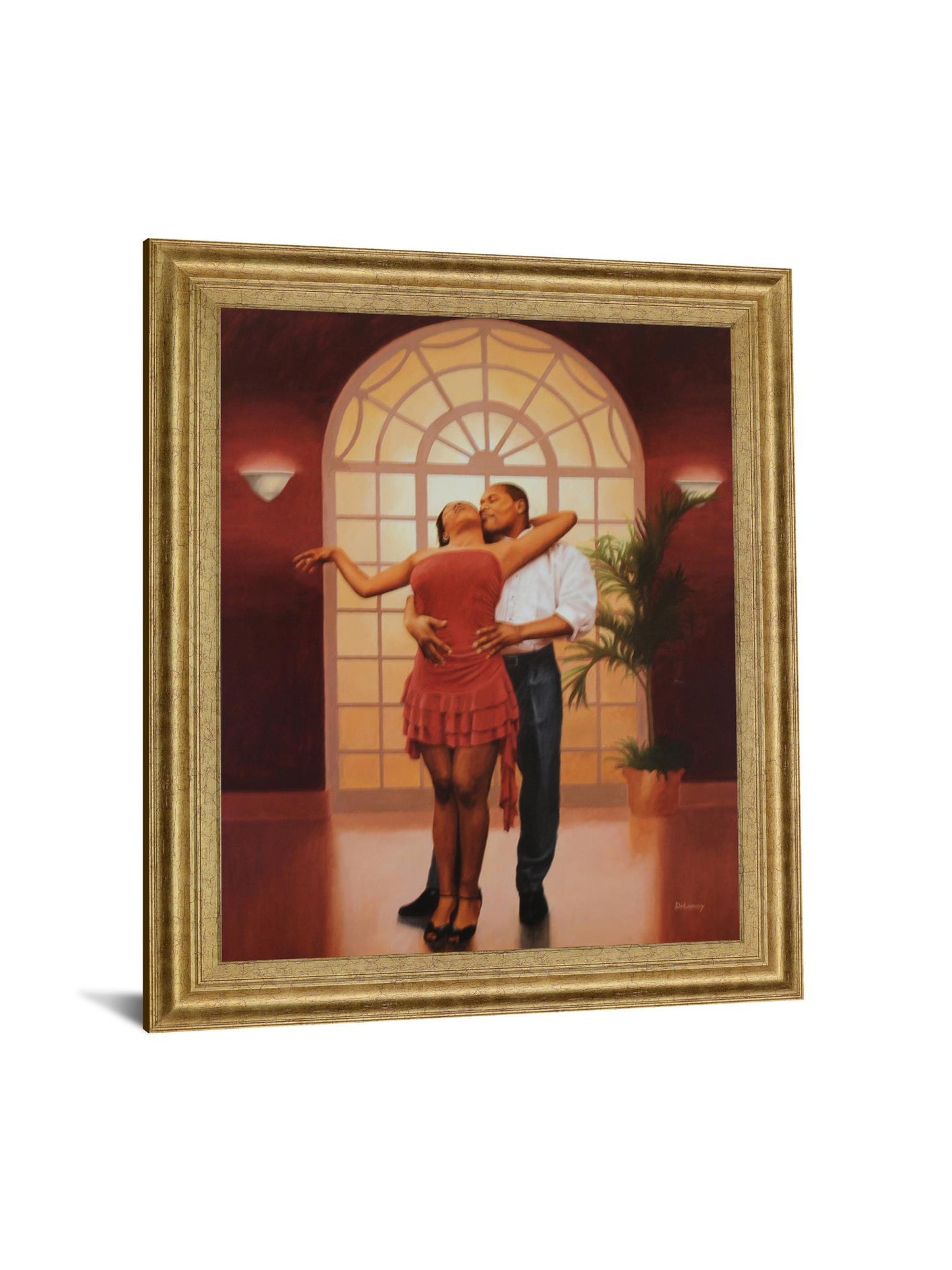 Warm Embrace Dance - 28" x 34" Framed Wall Art Classy Art