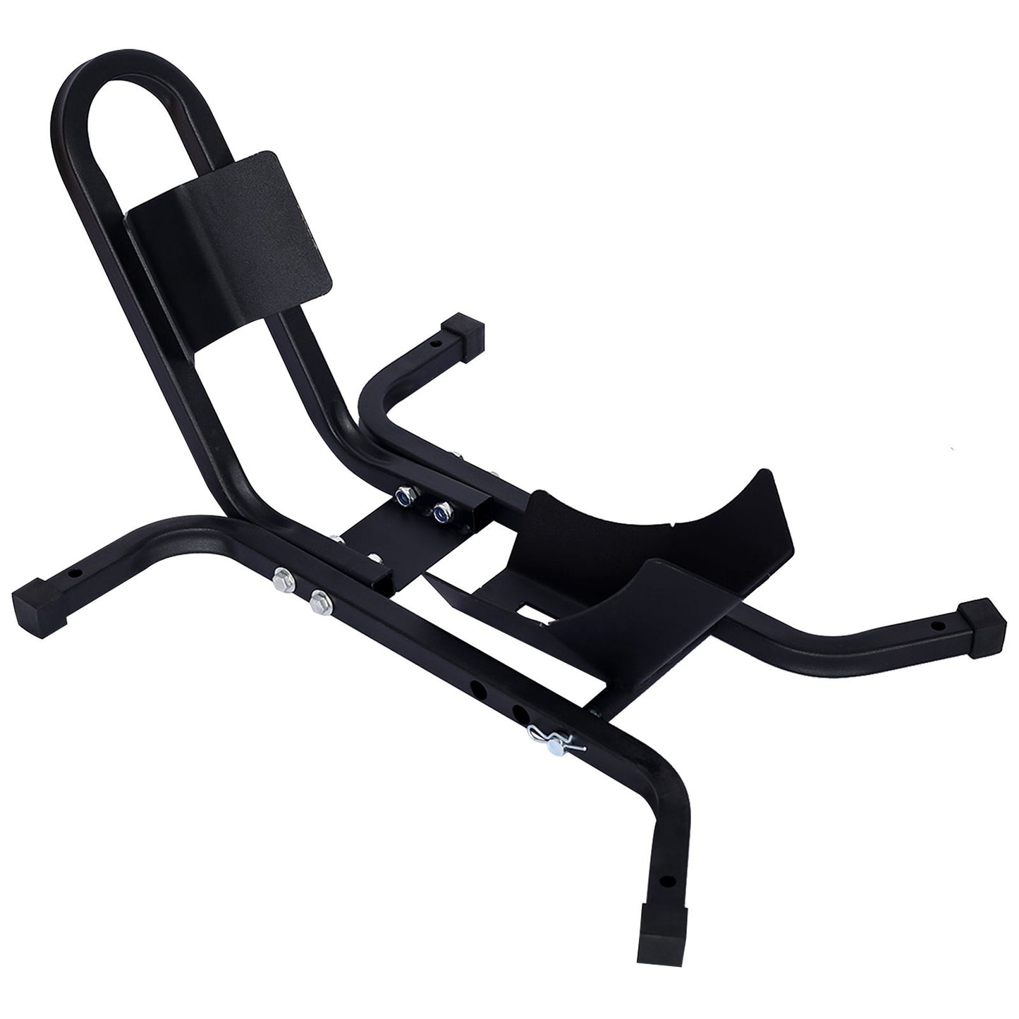 Heavy Duty Motorcycle Front Tire Chock For 17" 21" Wheels Stand 1200 Lbs Capacity - Black Daily Nest