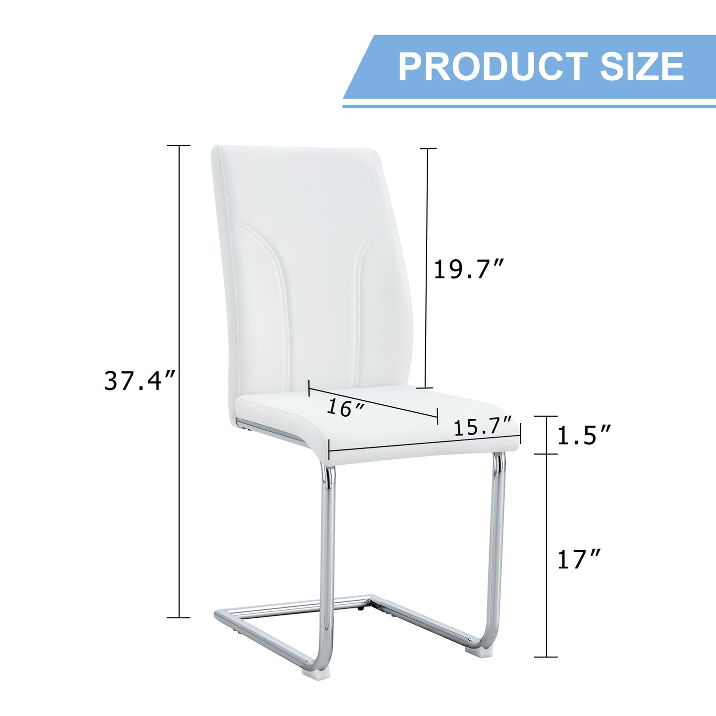 Modern Dining Chairs With High Backrest And Sturdy Legs Home Essentials