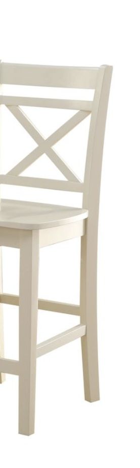 Tartys - Counter Height Chair (Set of 2) - Cream Acme