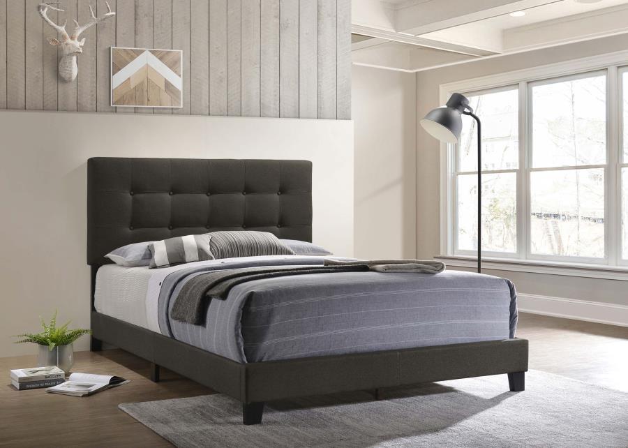 Mapes - Upholstered Panel Bed CoasterEveryday