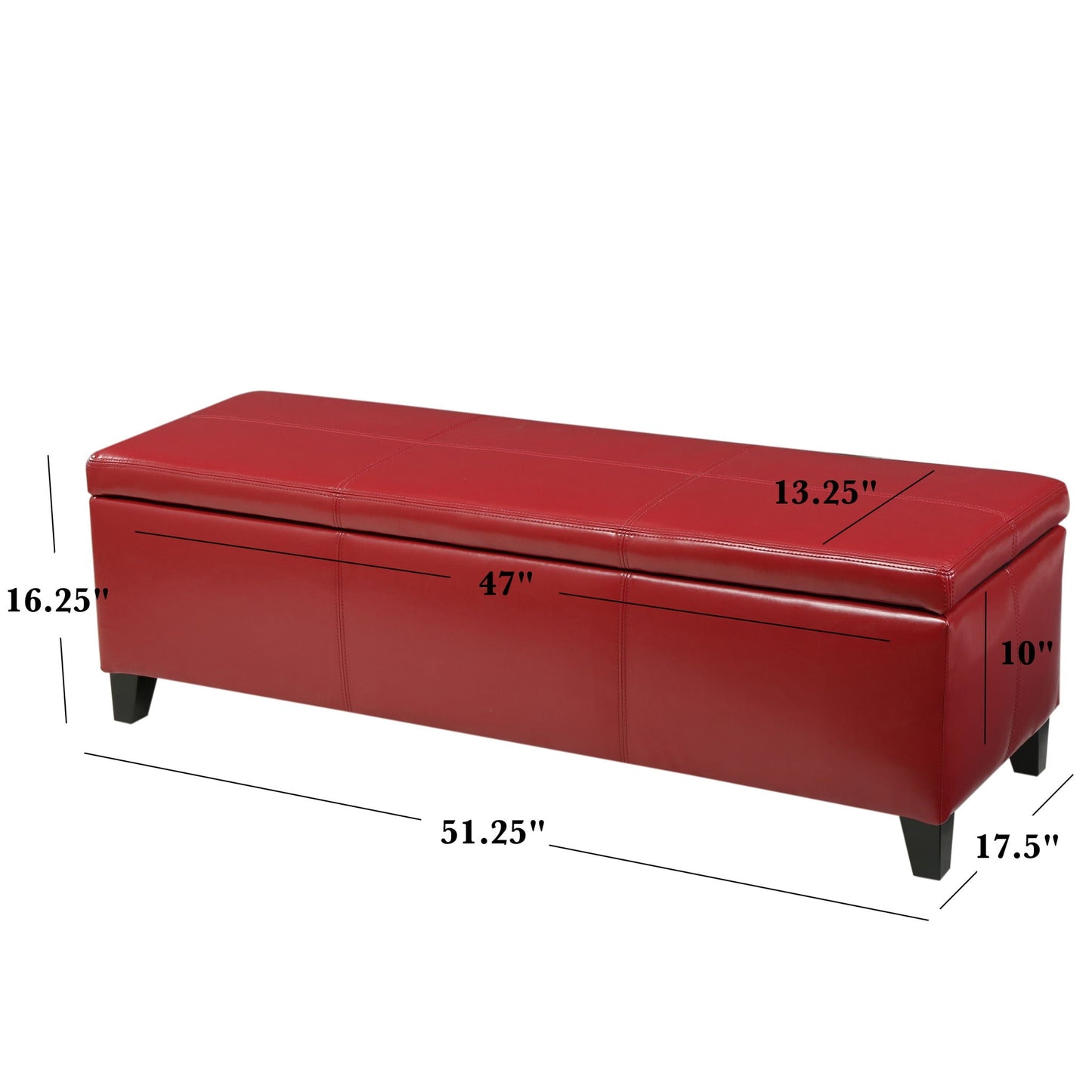 Glouster - Contemporary Storage Ottoman Noble House