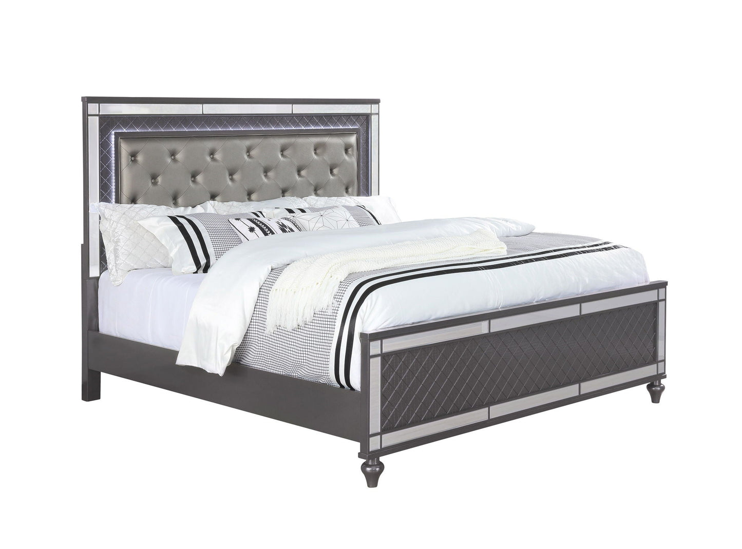 Refino - Upholstered Bed Crown Mark