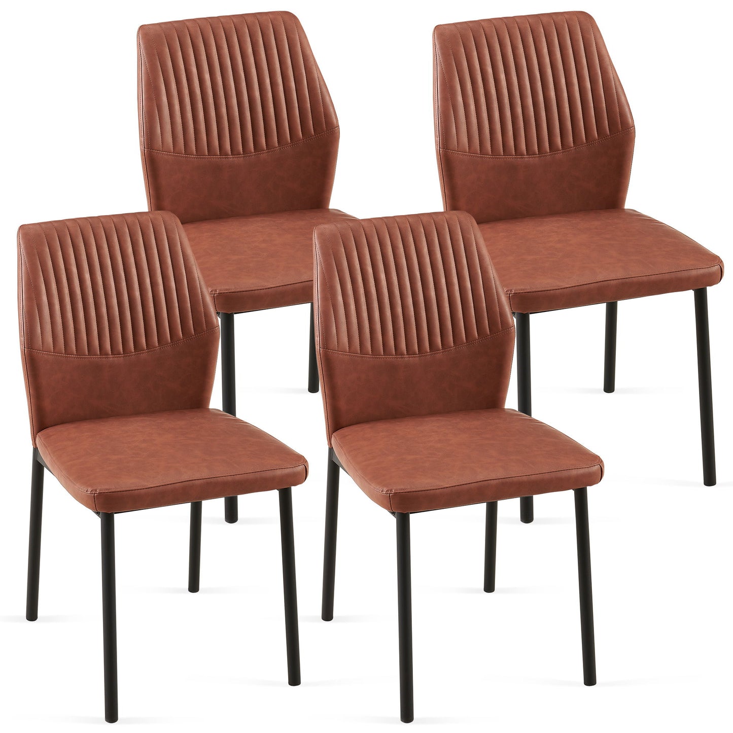 Dining Chairs Living Room Chair Modern Kitchen Armless Side Chair With Metal Legs Home Essentials