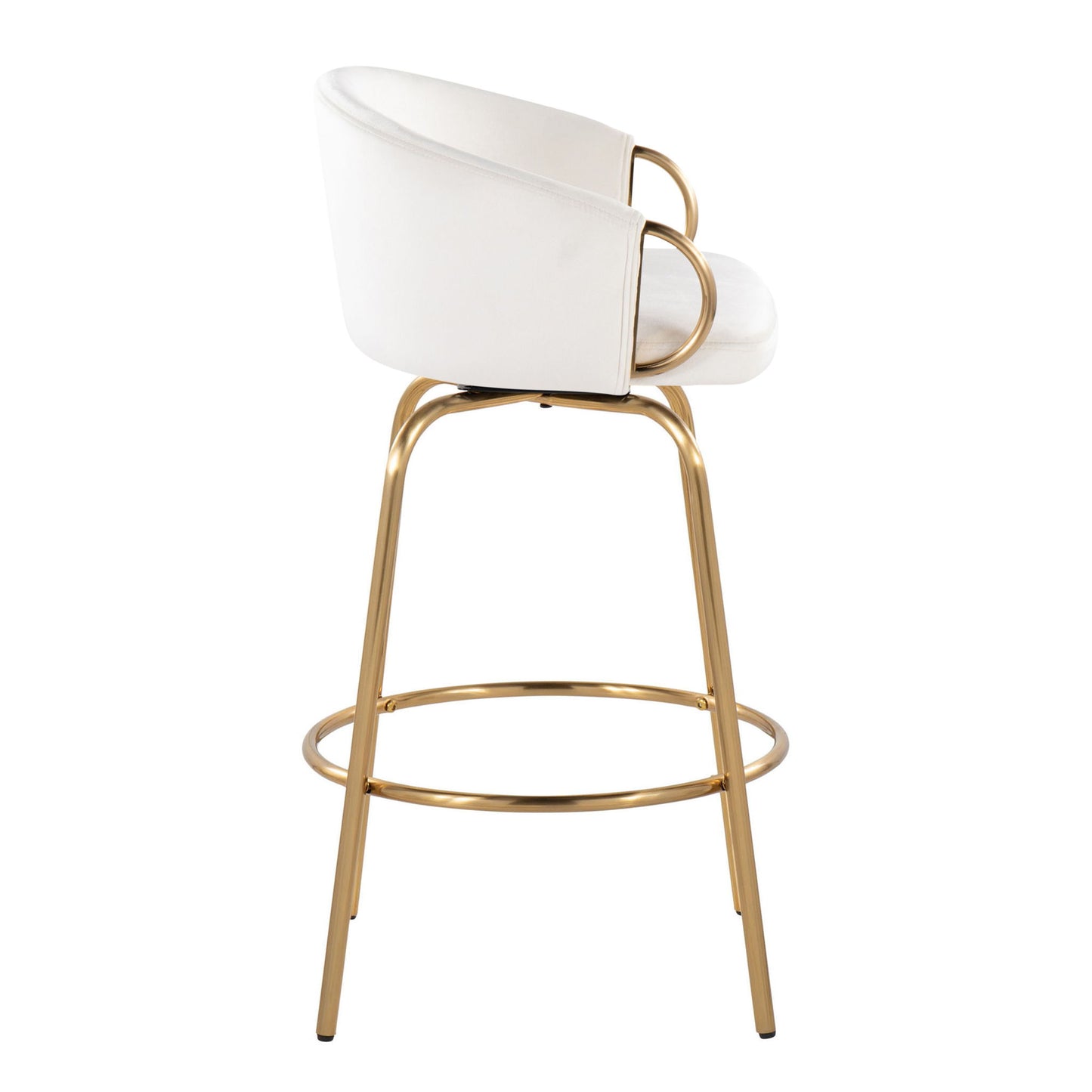 Claire - Contemporary & Glam Counter Stool (Set of 2) Lumi Source