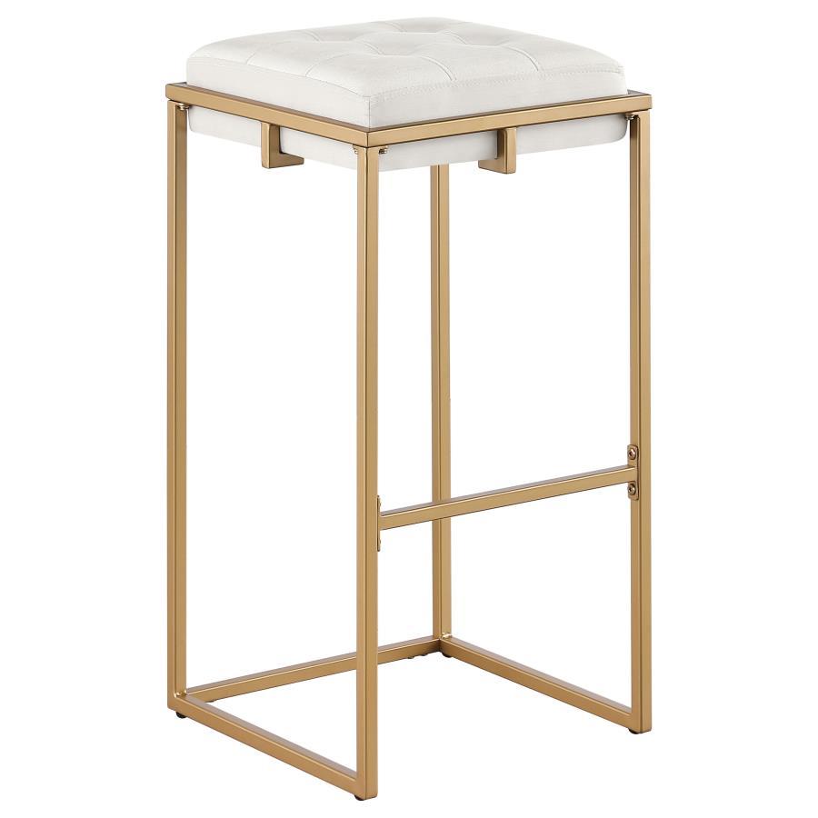 Nadia - Upholstered Backless Stool (Set of 2) CoasterEveryday