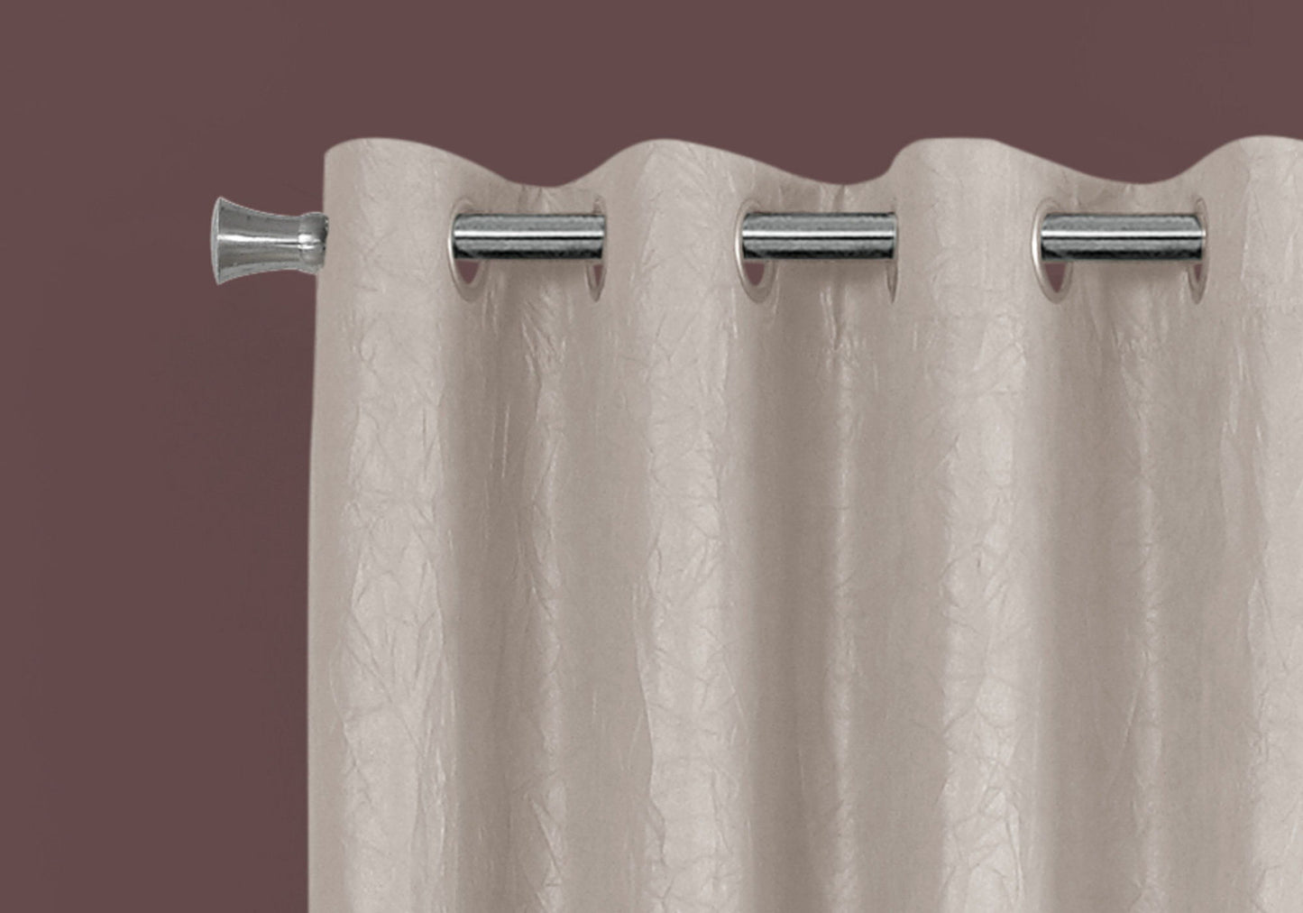 2 Pieces Set, Curtain Panel, Room Darkening, Grommet, Contemporary & Modern 8th Street