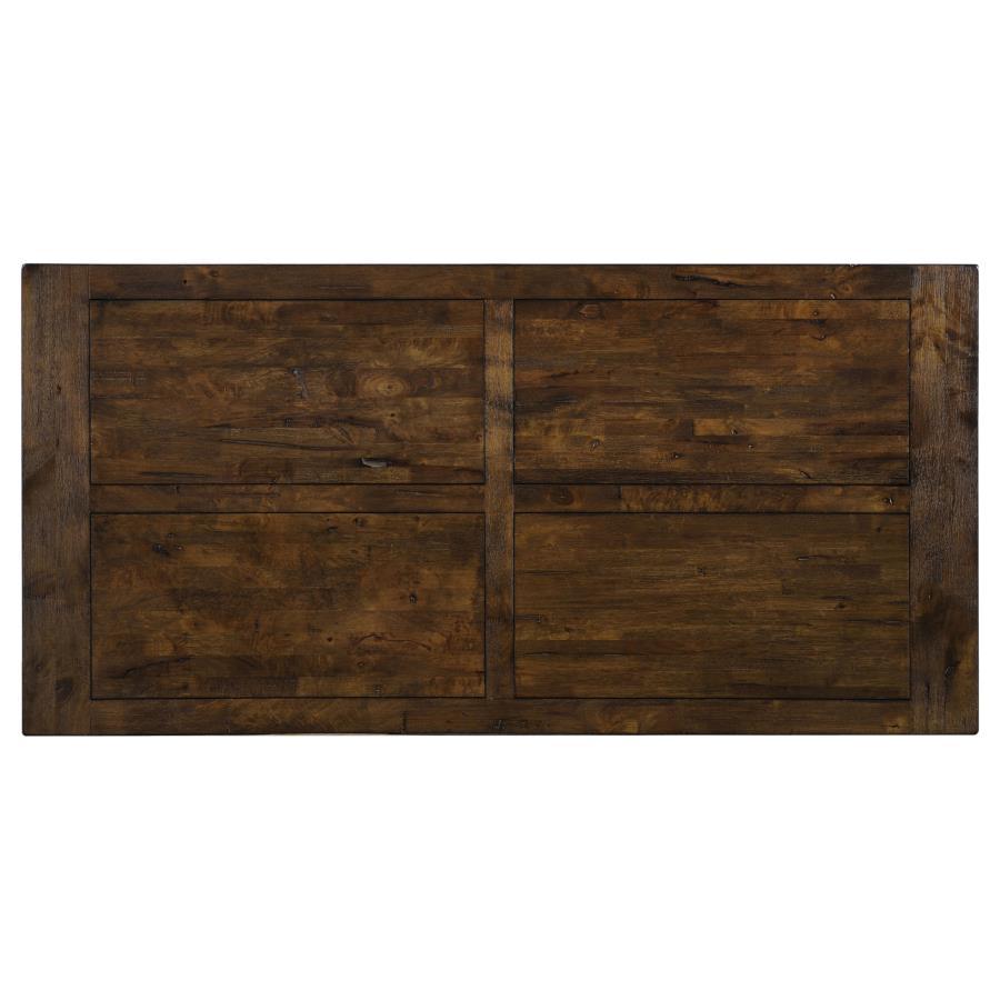 Coleman - Rectangular Dining Table - Rustic Golden Brown - Snoozhouse