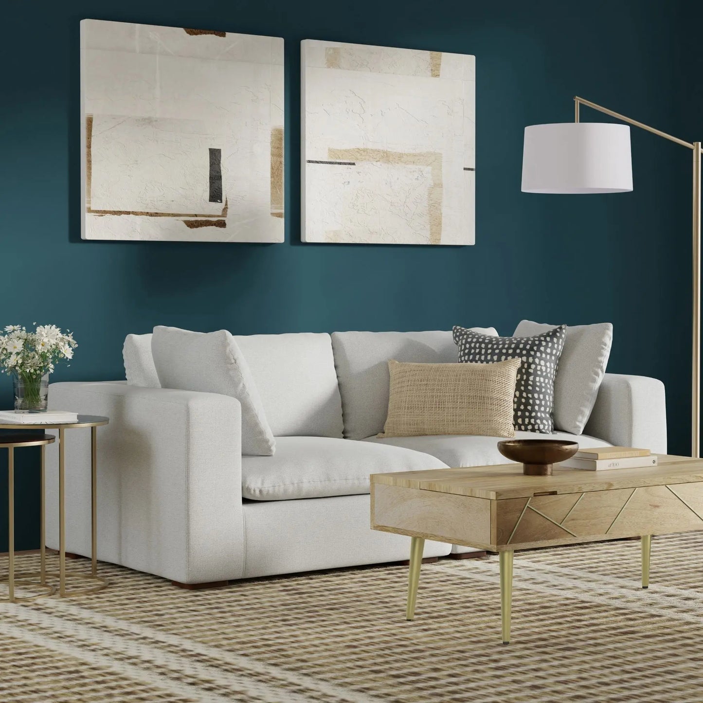 Jasmine - Handcrafted Sofa Simpli-Home