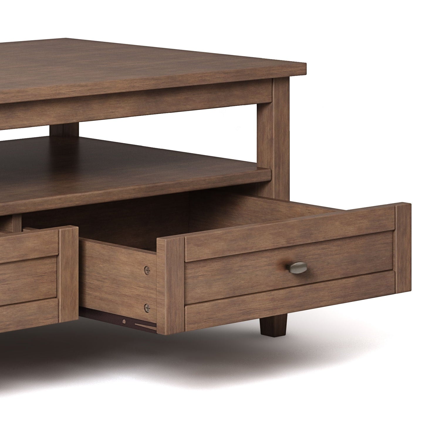 Warm Shaker - Coffee Table - Rustic Natural Aged Brown Simpli-Home