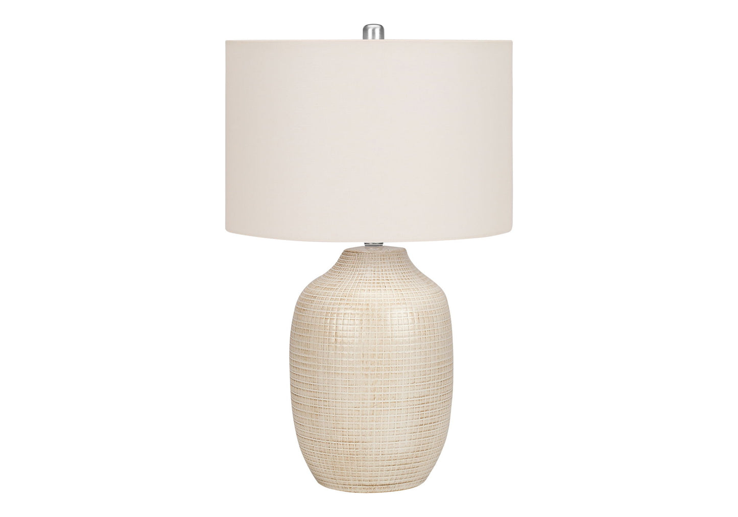 Table Lamp, Lighting, Ceramic, Contemporary - Cream 8th Street