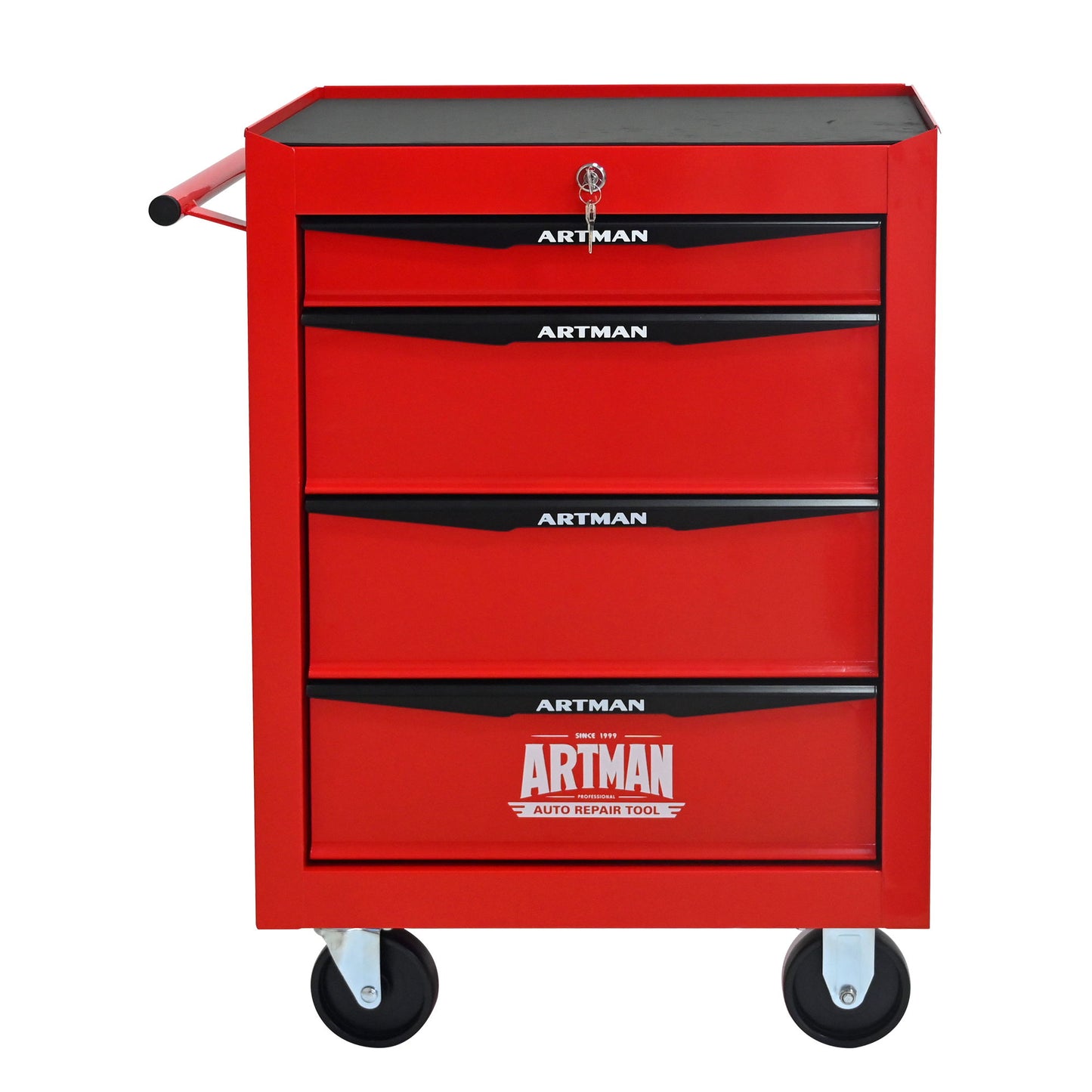 Rolling Metal Tool Chest With Drawers, Steel Storage Cabinet With Ball Bearing Slides Daily Nest