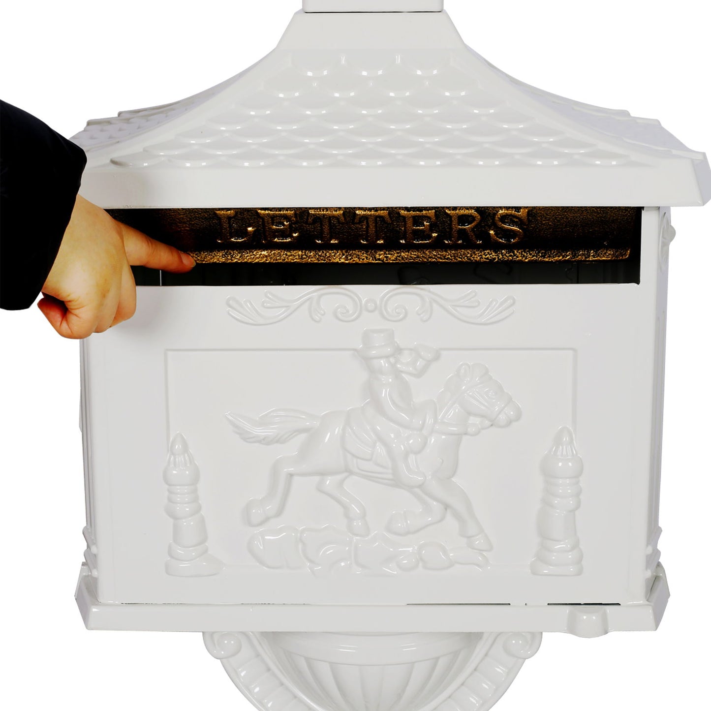 Cast Aluminum Mail Box, Postal Box, Mailbox Daily Nest
