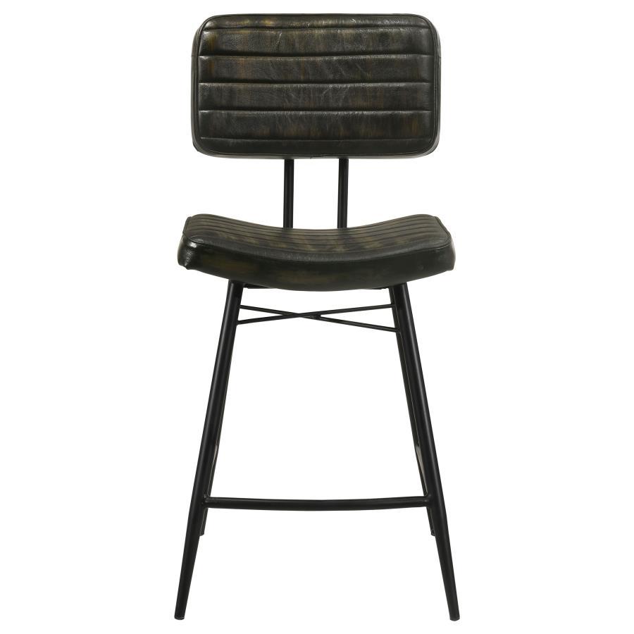 Partridge - Leather Counter Chair (Set of 2) CoasterElevations