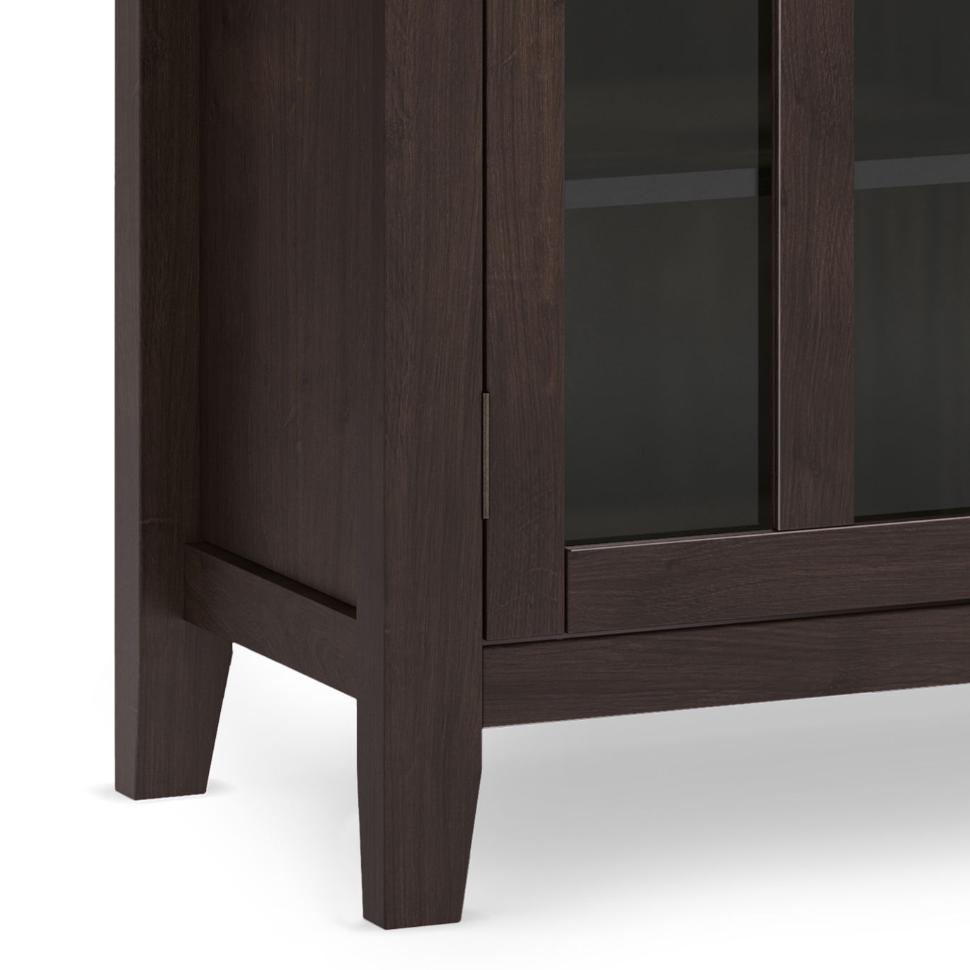 Artisan - Tall TV Media Stand - Dark Chestnut Brown Simpli-Home