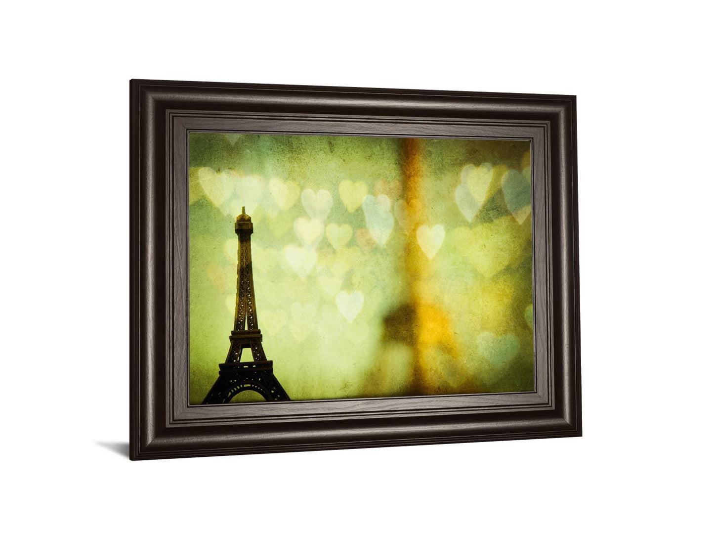 Wishful Hearts Il By Irene Suchucki - Framed Print Wall Art - Green Classy Living