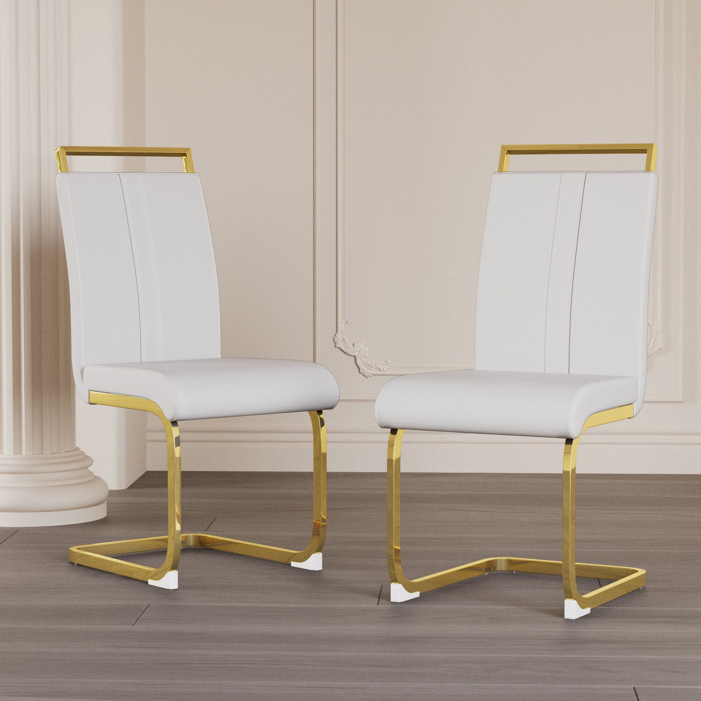 Side Dining Room Chair, Padded Seat High Back Home Essentials