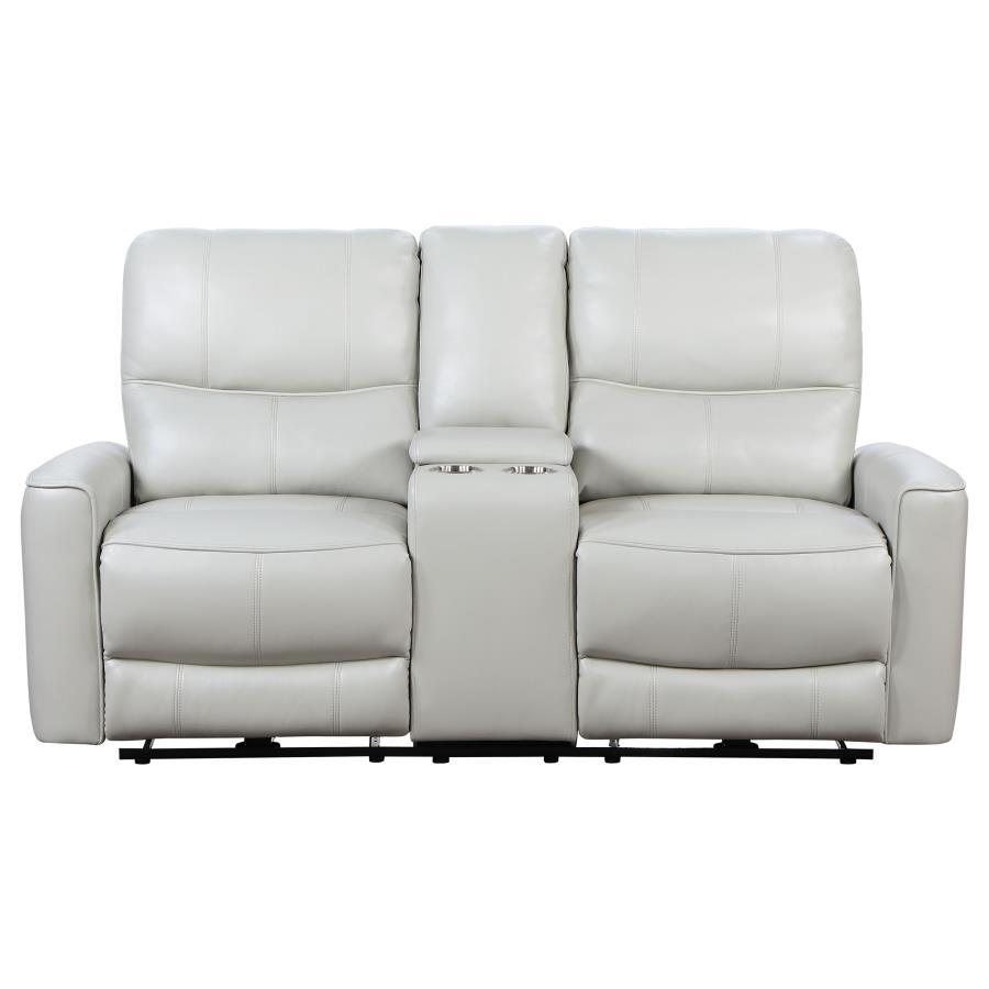 Greenfield - Upholstered Power Reclining Loveseat Coaster Fine Furniture
