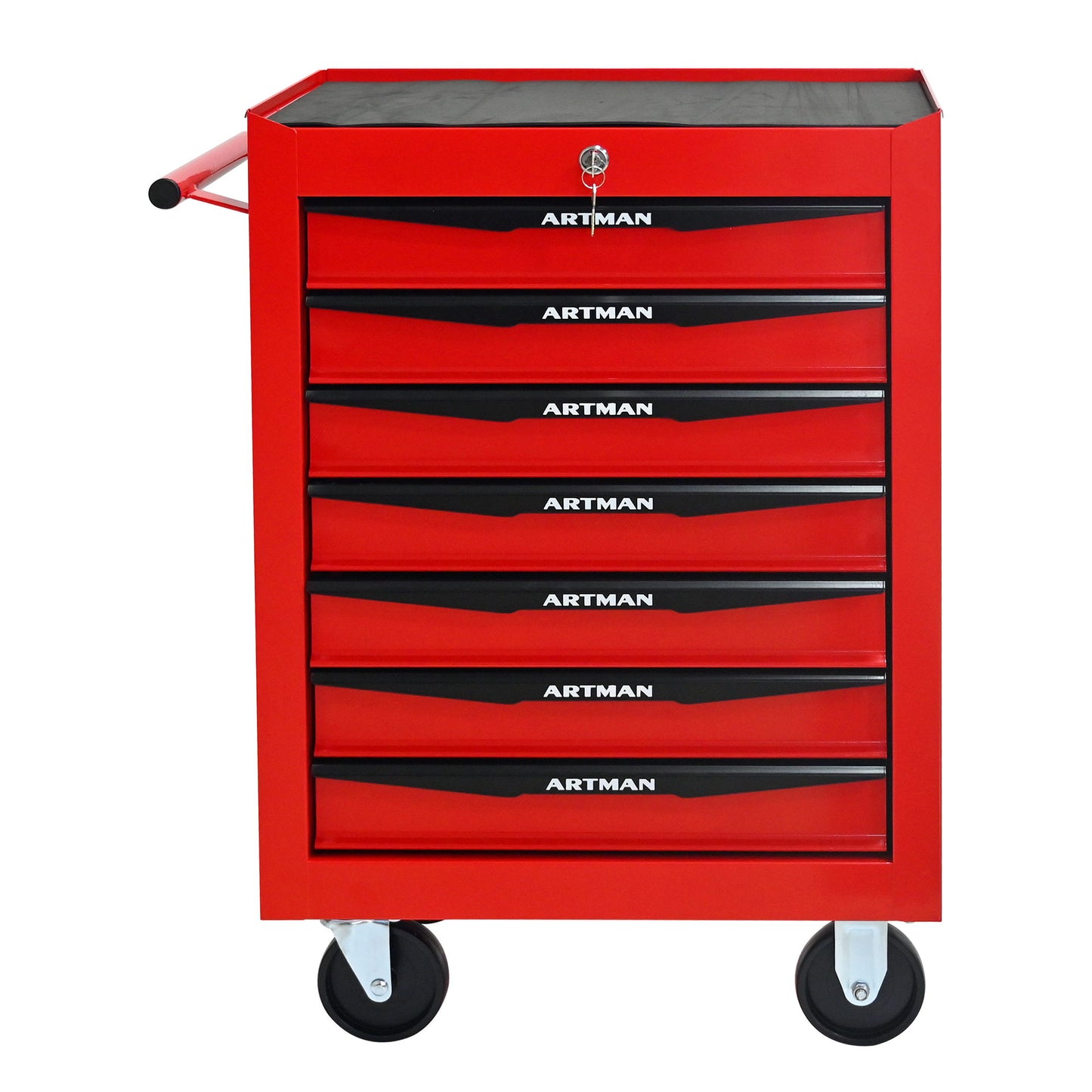 Rolling Metal Tool Chest With Drawers, Steel Storage Cabinet With Ball Bearing Slides Daily Nest