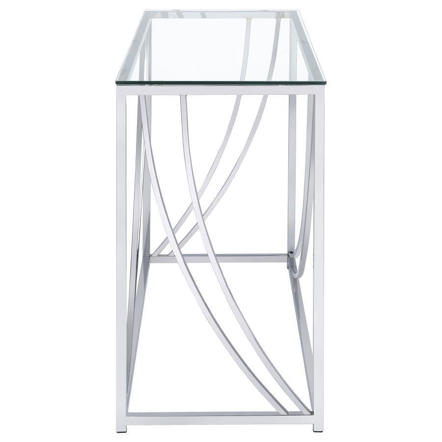 Lille - Glass Top Entryway Sofa Console Table Accents CoasterEssence
