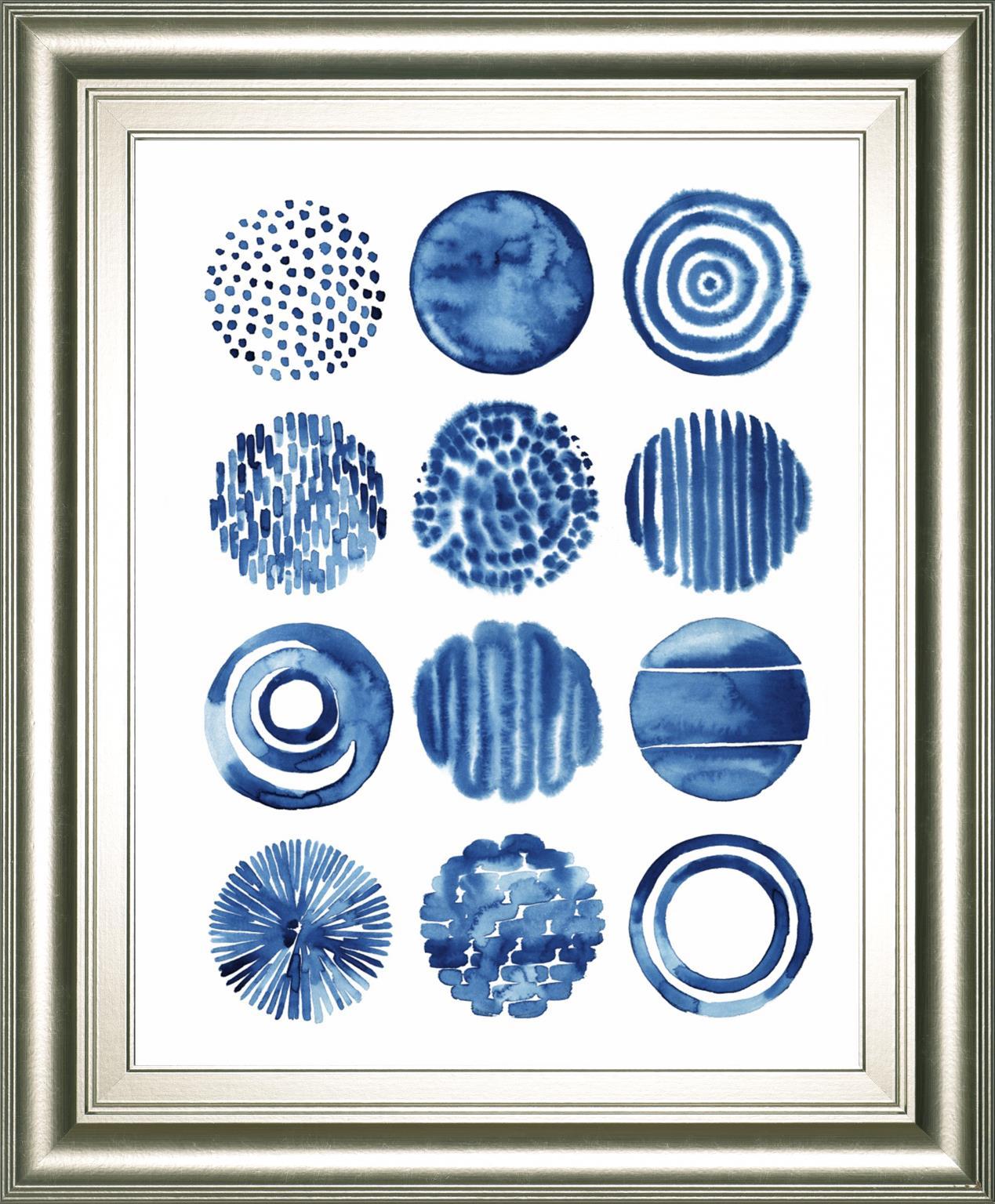 22x26 Differing Drops I By Grace Popp - Blue - Snoozhouse