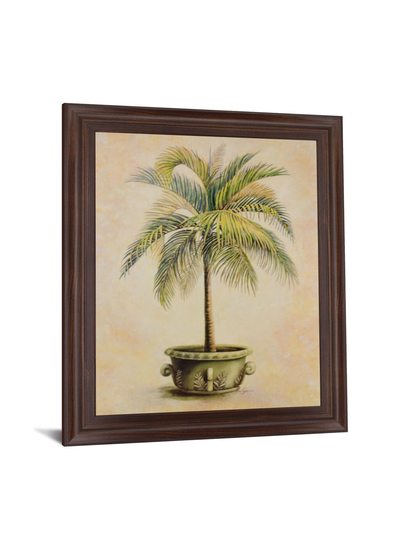 Verdant Palm Bliss - 28" x 34" Framed Wall Art Classy Art