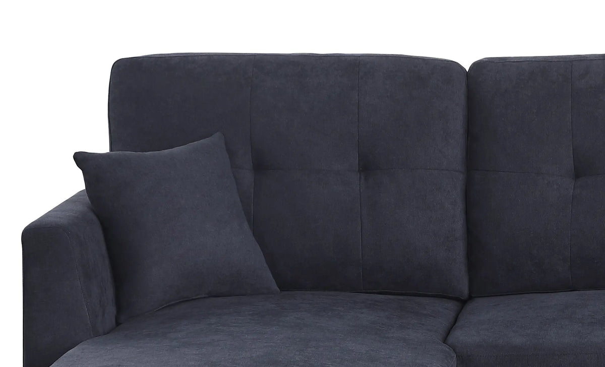 Sectional Sofa Bed - Dark Blue Home Essentials