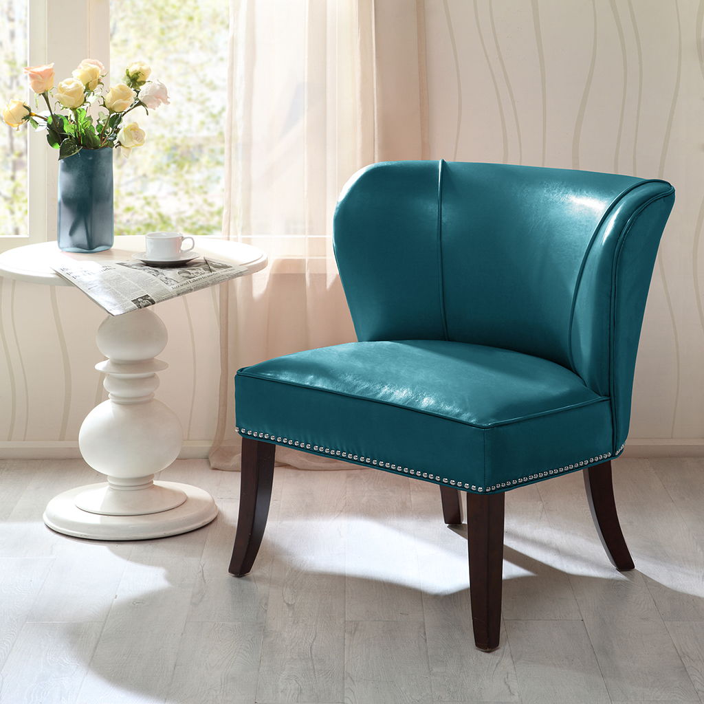 Hilton - Armless Accent Chair - Blue Madison Park