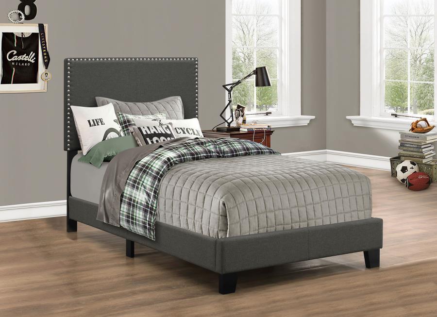 Boyd - Upholstered Panel Bed CoasterEveryday