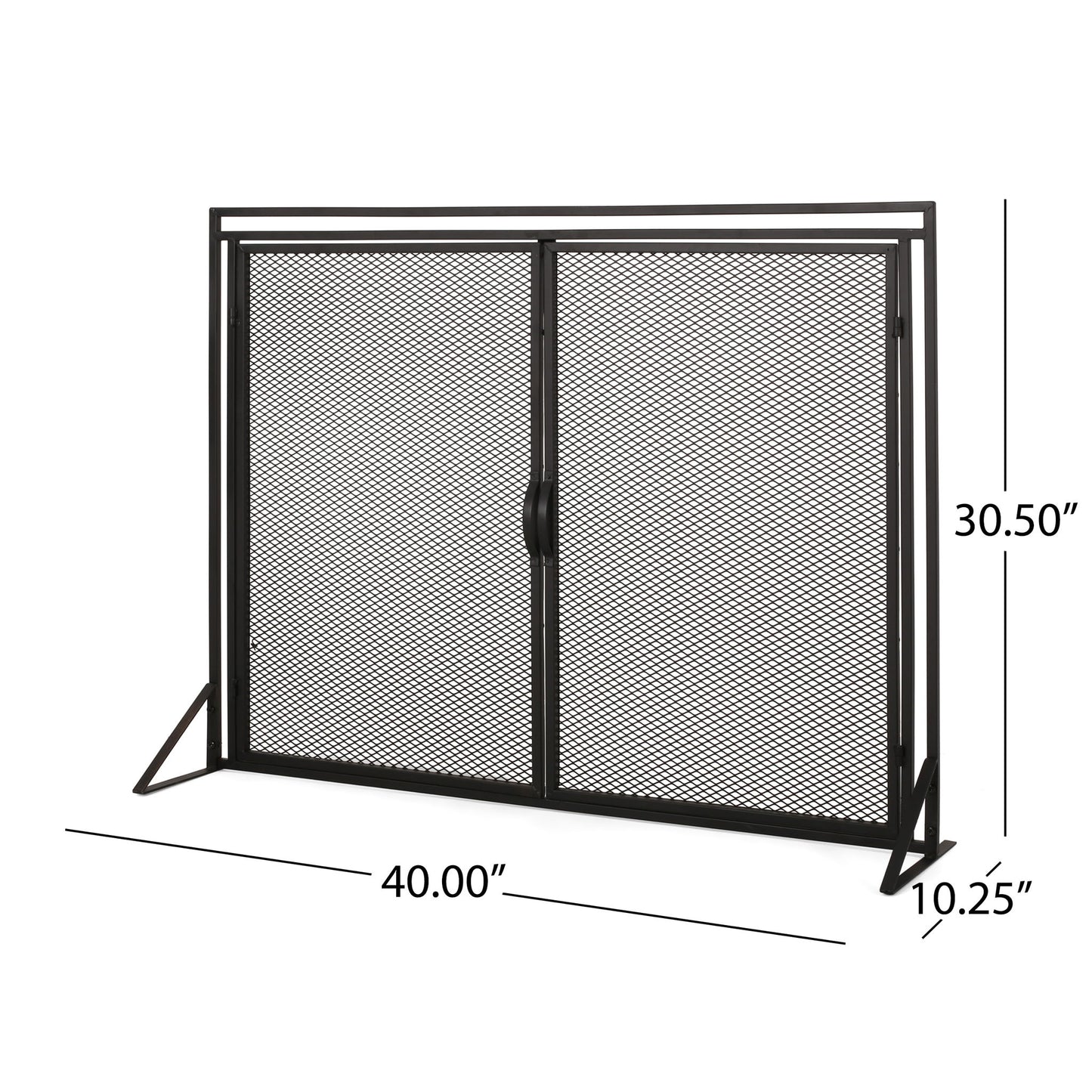 Samantha - Iron Fireplace Screen 2 Door Design Noble House