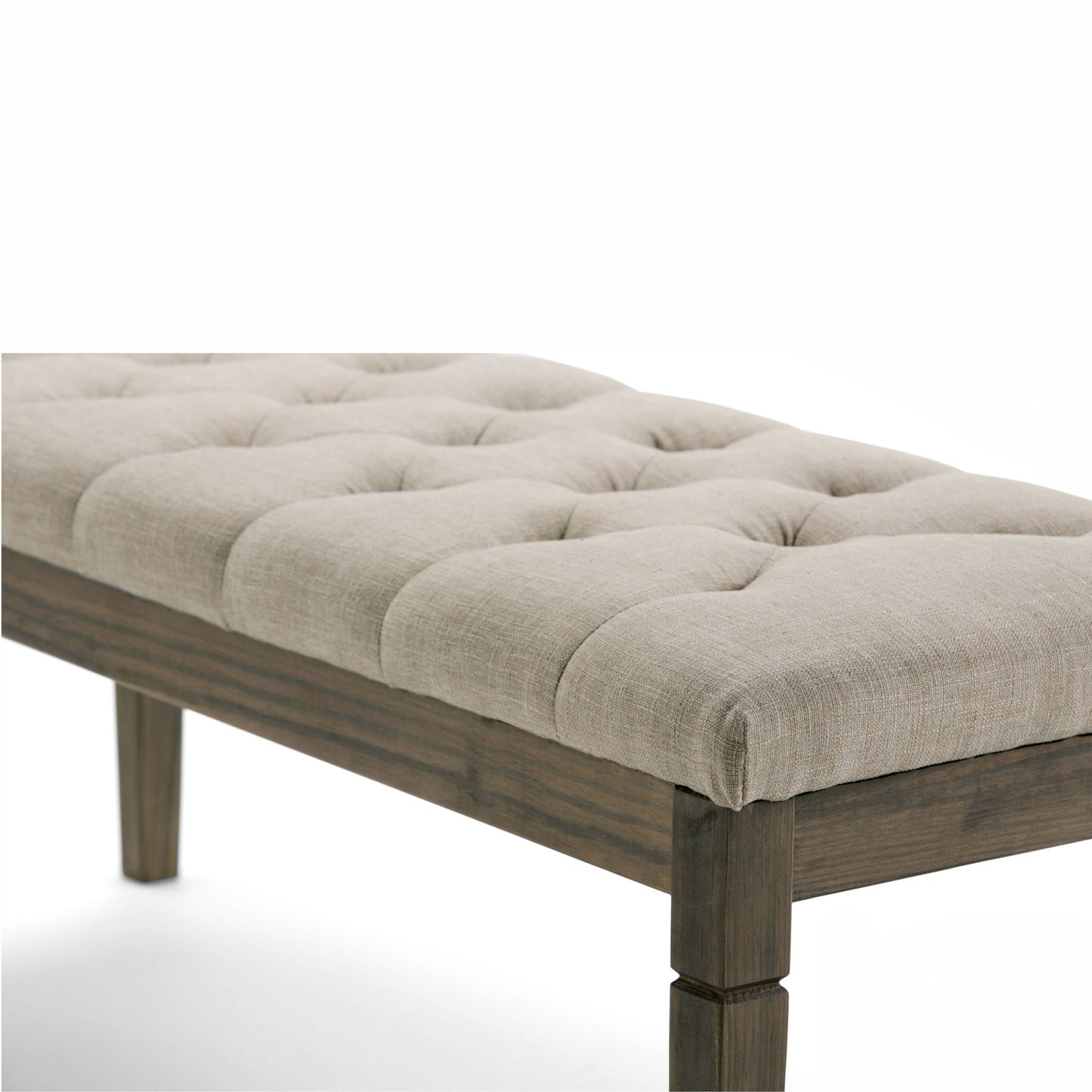 Waverly - Upholstered Tufted Ottoman Bench Simpli-Home