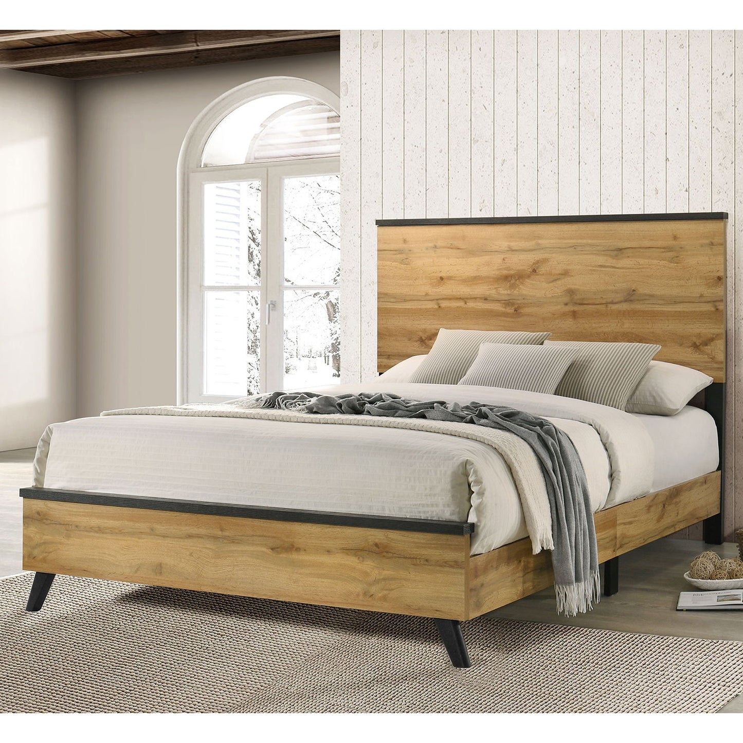 Georgina - Panel Bed Furniture Max