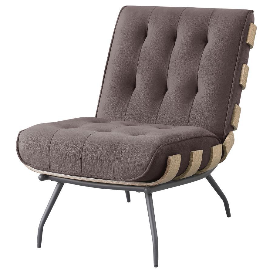 Aloma - Upholstered Tufted Armless Accent Chair Coaster Fine Furniture