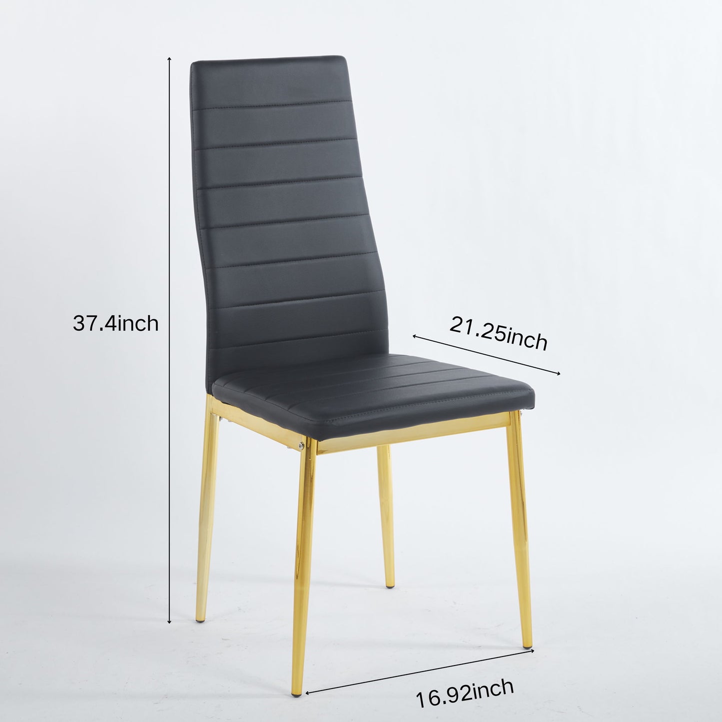Golden Leg Dining Chair (Set of 4) Home Essentials