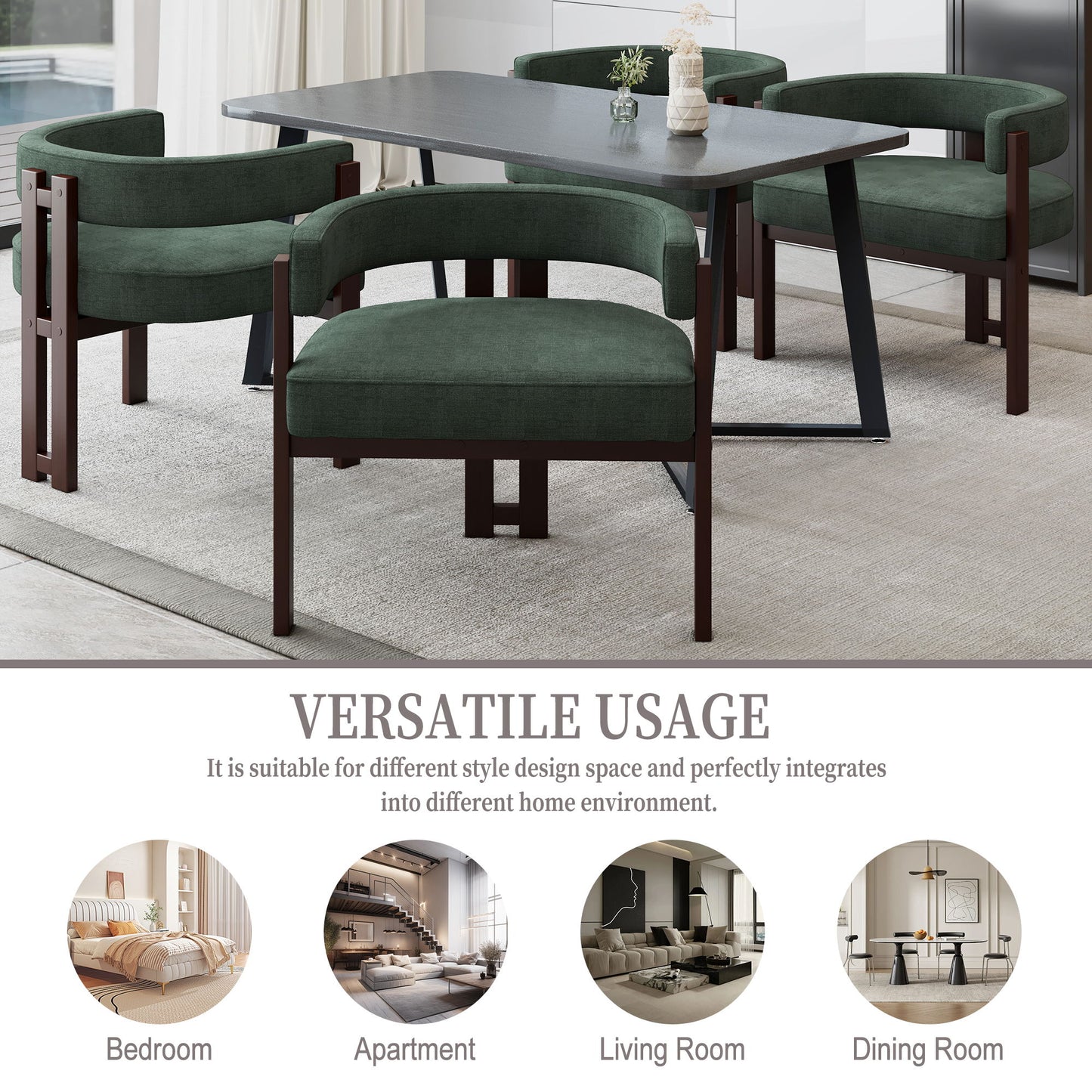 Modern Accent Teddy Upholstered Armchair Home Essentials