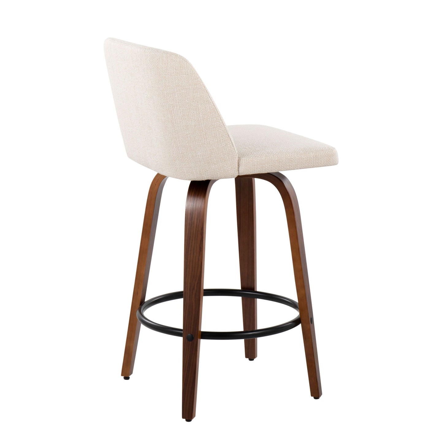 Toriano - Mid Century Modern, Counter Stool (Set of 2) Lumi Source