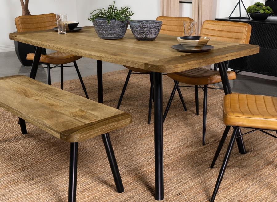Maverick - Solid Wood Dining Table - Natural Mango Coaster Fine Furniture