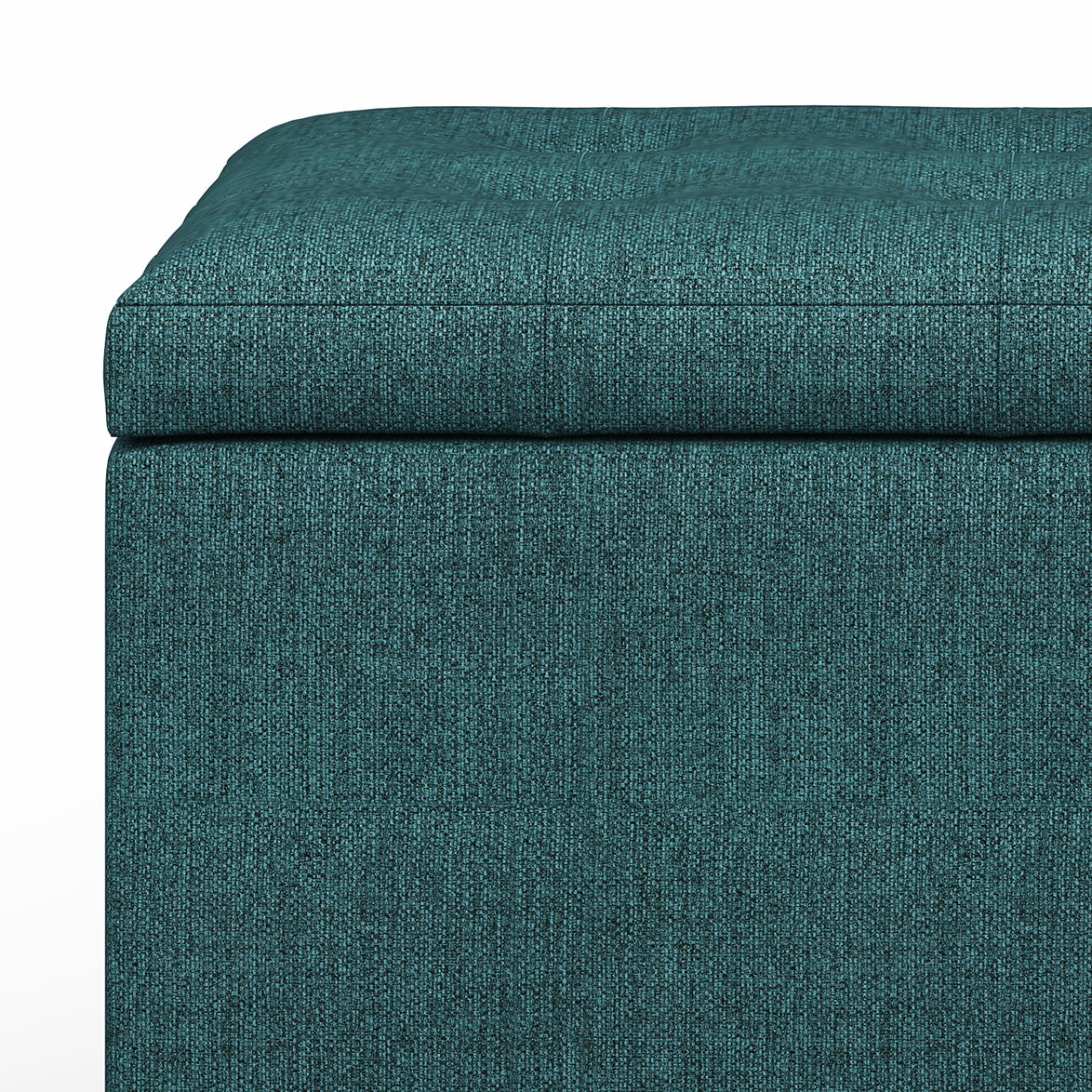 Cosmopolitan - Upholstered Storage Ottoman Simpli-Home