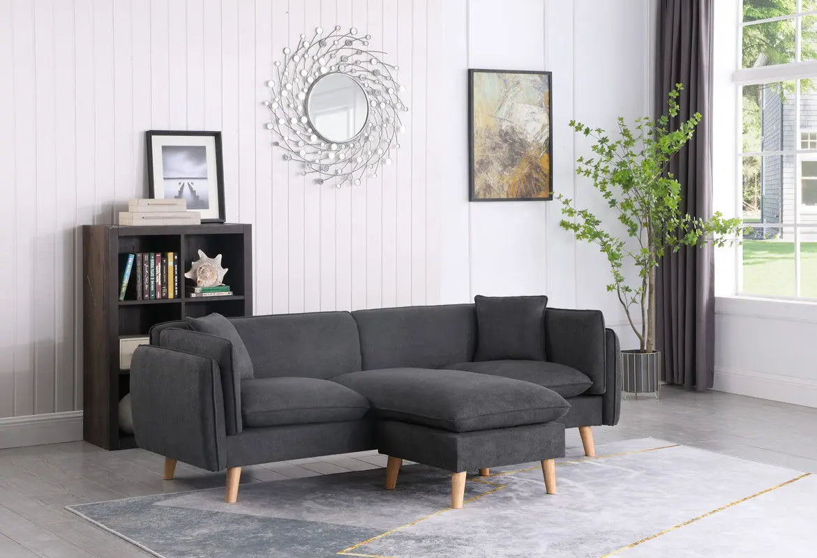 Brayden - Fabric Sectional Sofa Chaise Lilola Home