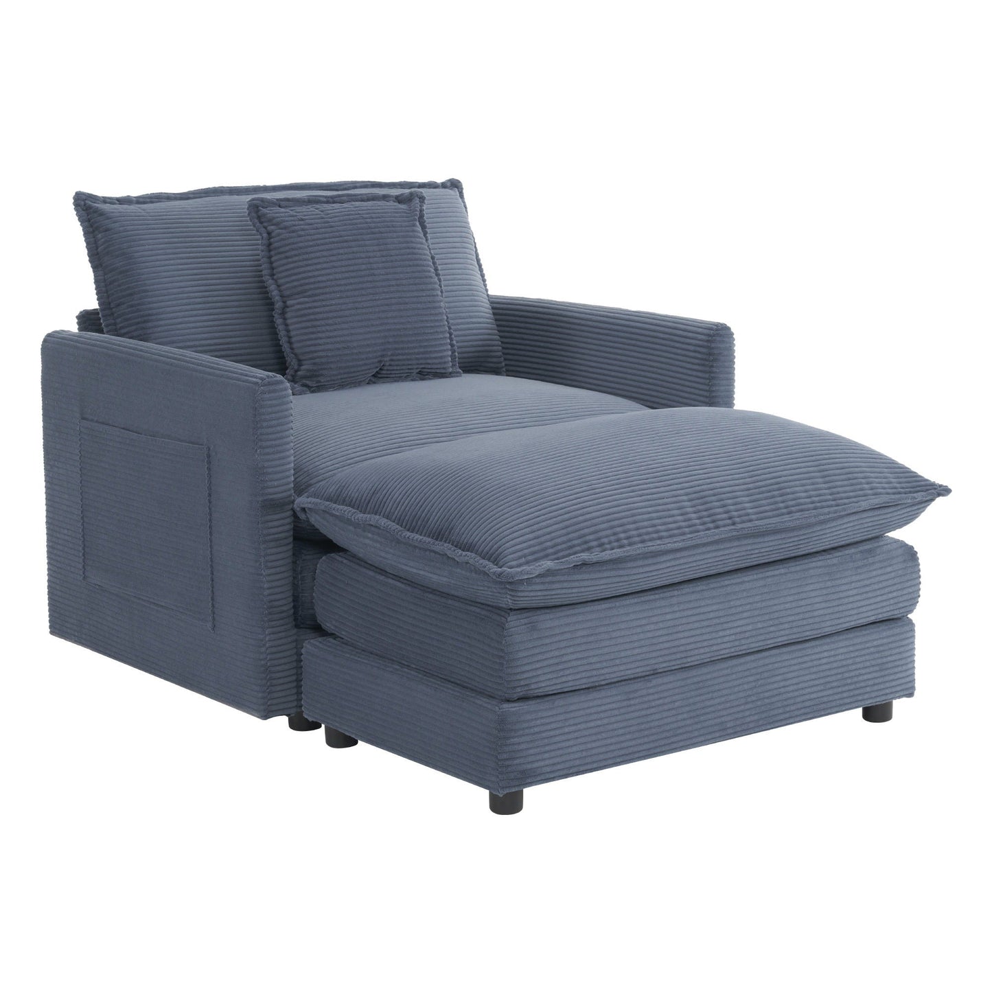 Modern Modular Sofa With Side Storage Pockets For Living Room Hearth and Haven