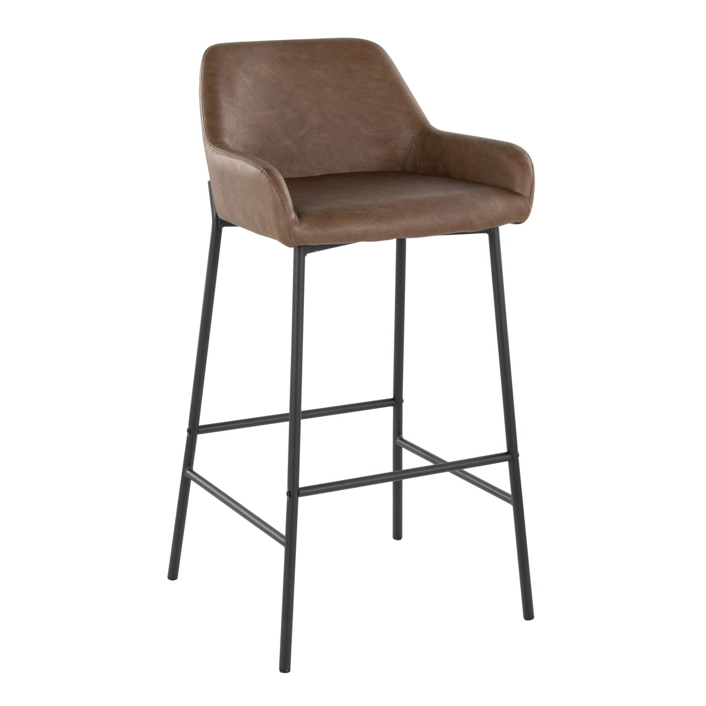 Daniella - Contemporary Fixed Height Barstool (Set of 2) Lumi Source