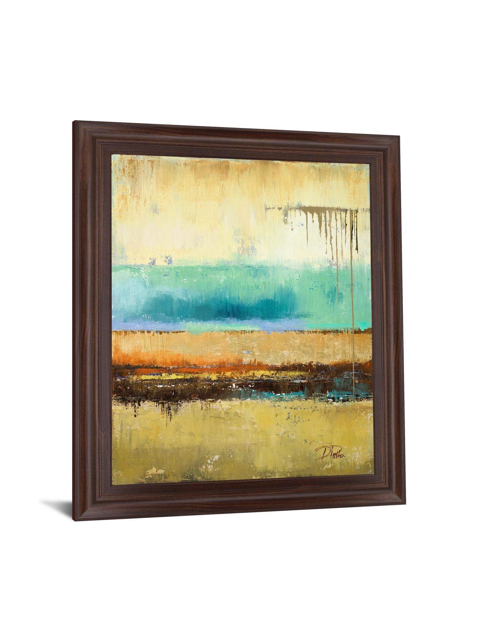 Sunwashed Horizon - 28" x 34" Framed Wall Art Classy Art