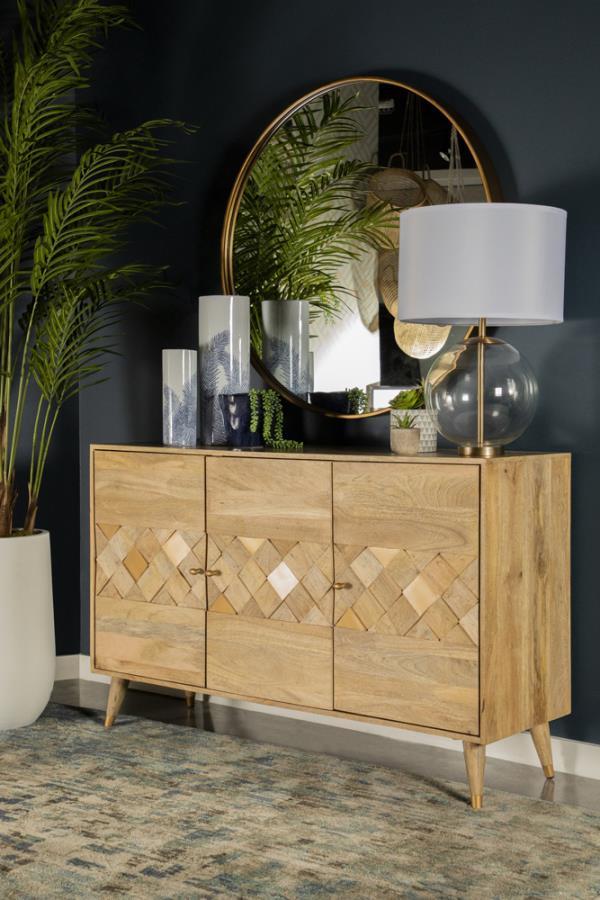 Alyssum - Mango Wood Accent Cabinet CoasterEssence